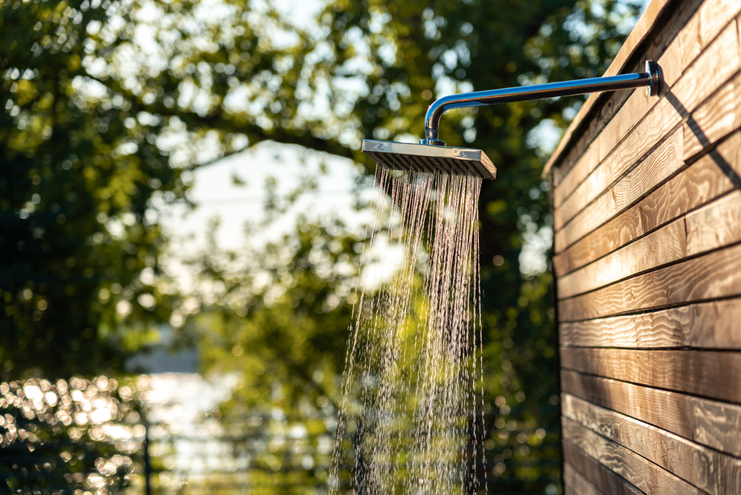 outdoor shower